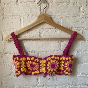 Handmade Crochet Crop Top | XS